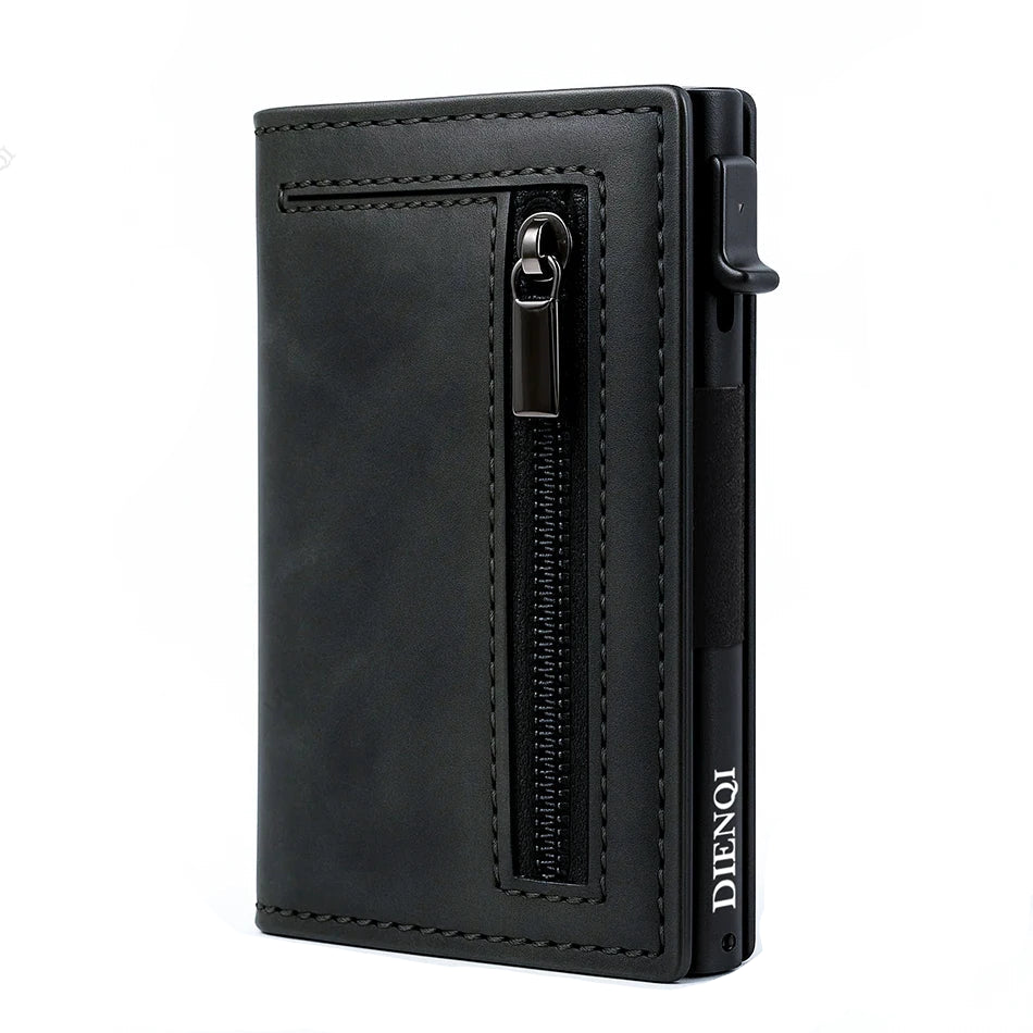 Porta-Cartões Moderno com Fecho Magnético – Proteção RFID e Acabamento em Pele Sintética Porta-Cartões Moderno com Fecho Magnético – Proteção RFID e Acabamento em Pele Sintética